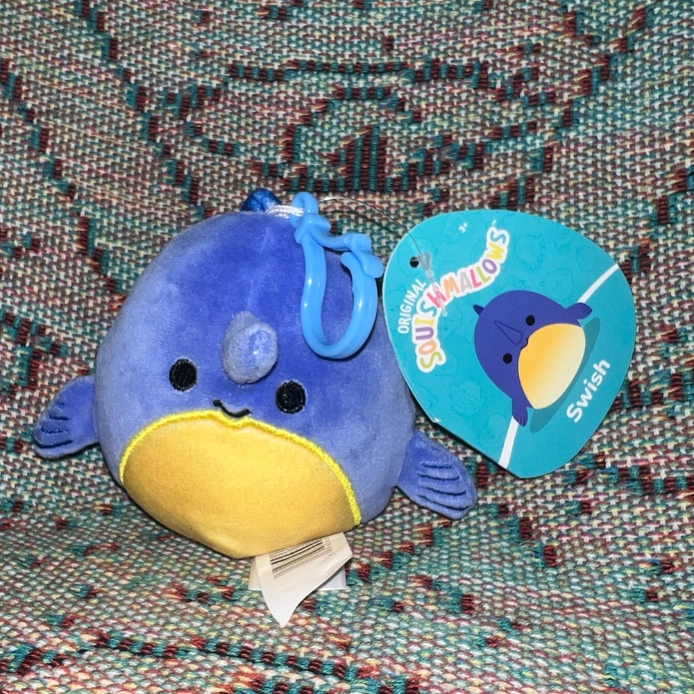 Squishmallows Swish the Swordfish 3” Stuffed Plush